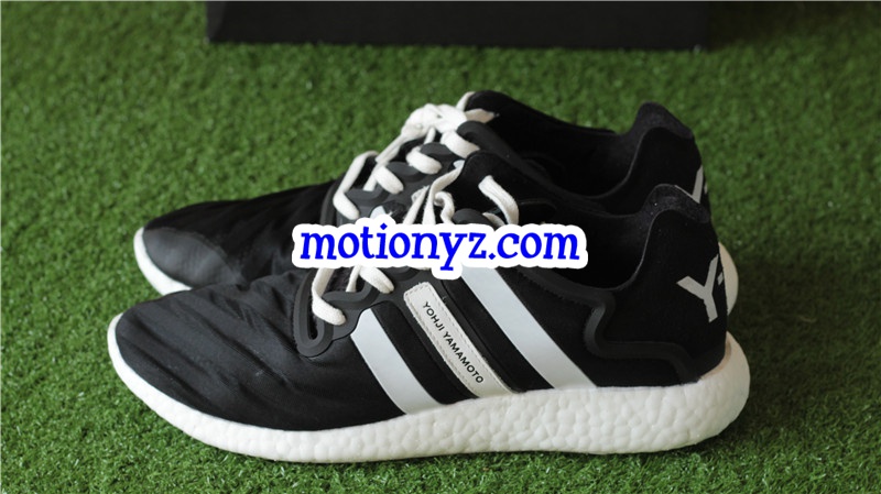 Real Boost Adidas Y3 YOHJI Run Black White